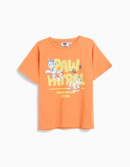 Comprar Online T-shirt 'Patrulha Pata', Menino, Laranja