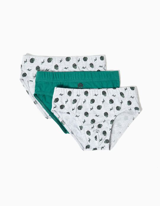 Comprar Online Pack 3 Cuecas 'Hulk', Menino, Cinzento Claro