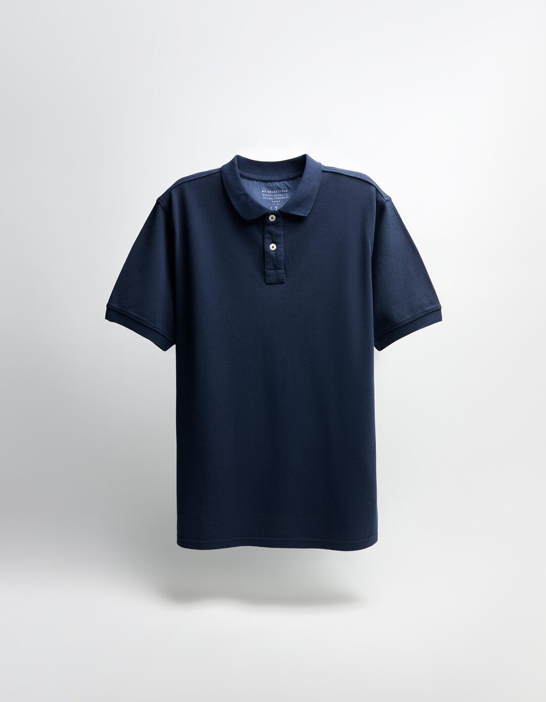 Polo Piquet Manga Curta, Homem, Azul Escuro 