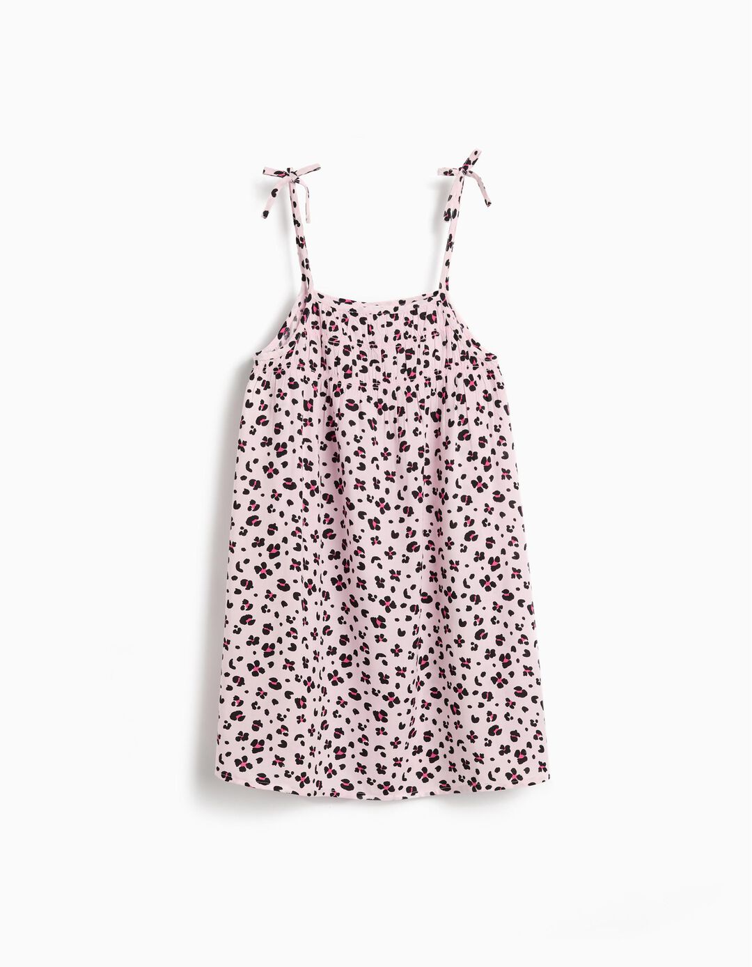 Vestido de Alças, Menina, Rosa Claro 