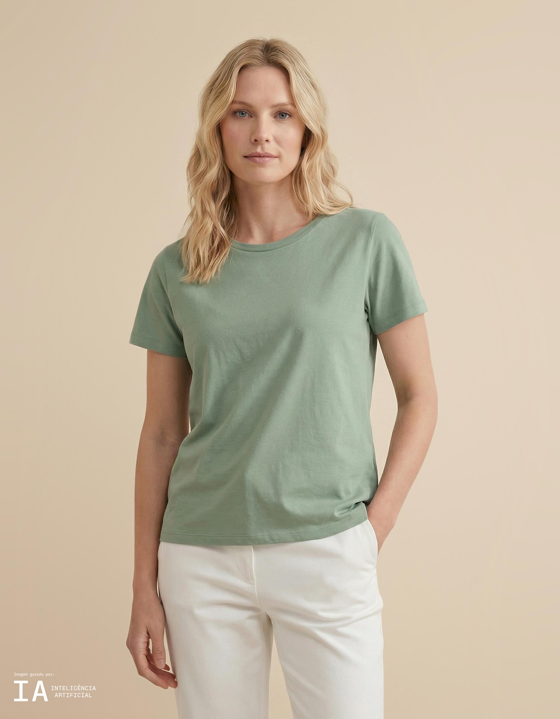 Comprar Online T-shirt, Mulher, Verde