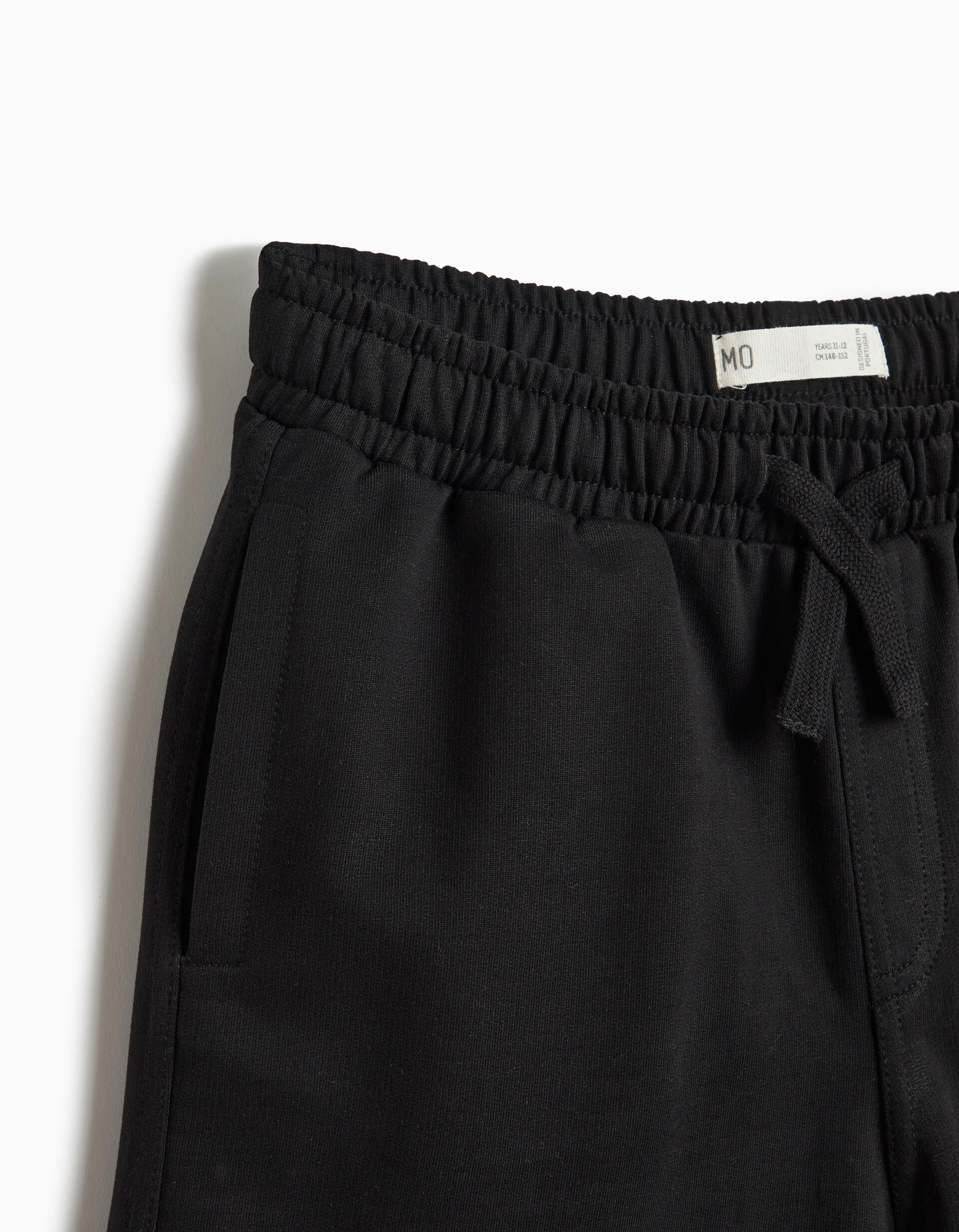Comprar Online Calg&otilde;es De Felpa Cargo, Menino, Preto 