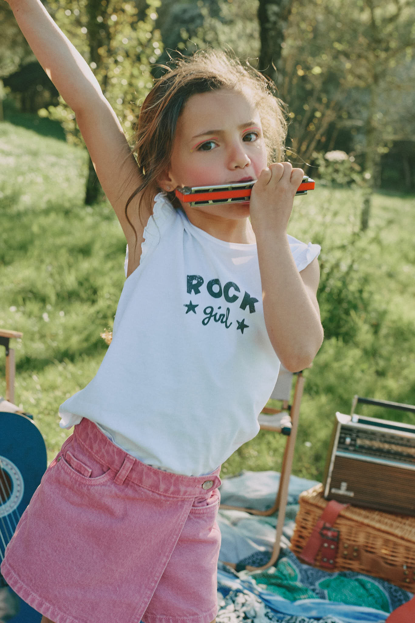 Comprar Online T-shirt Estampada, Menina, Branco