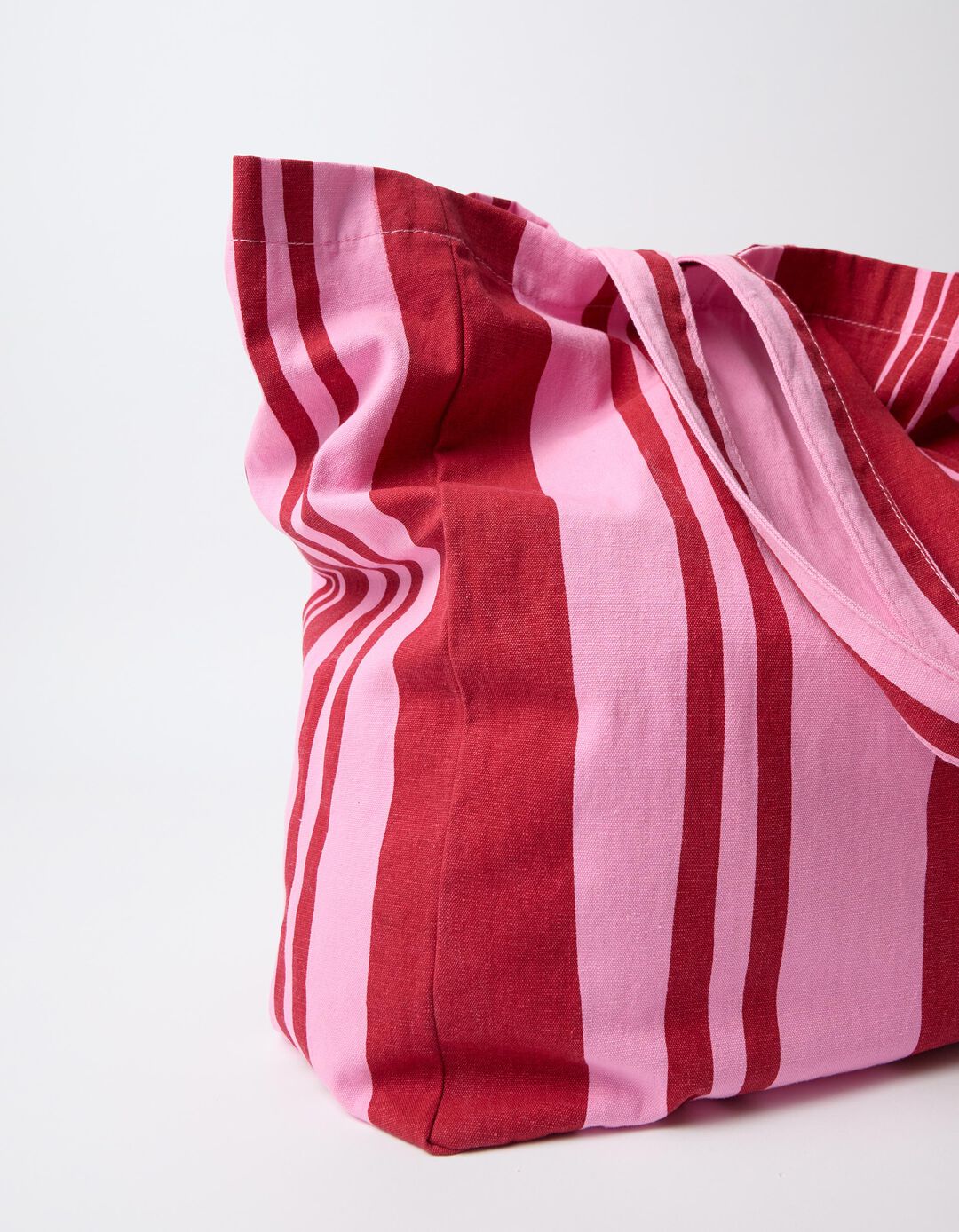 Tote Bag &Agrave;s Riscas, Mulher, Rosa