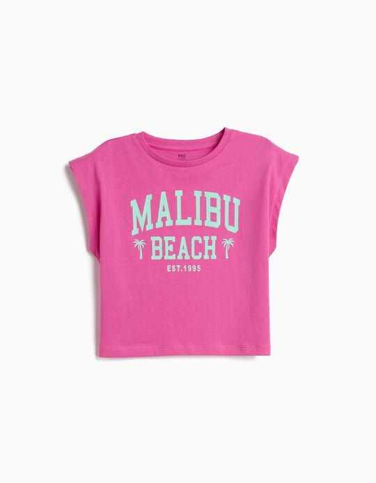 Comprar Online T-shirt Estampada, Menina, Rosa