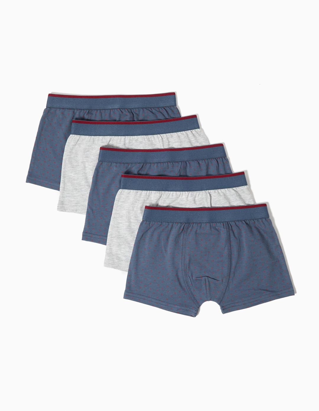 Pack 5 Boxers, Menino, Azul