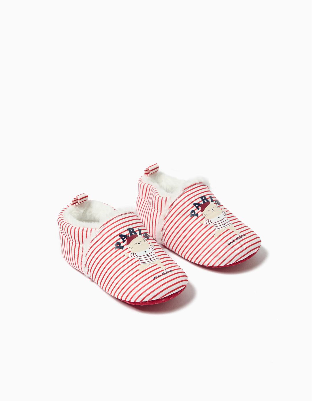 Pantufas Riscas com Estampado, Menina, Multicor