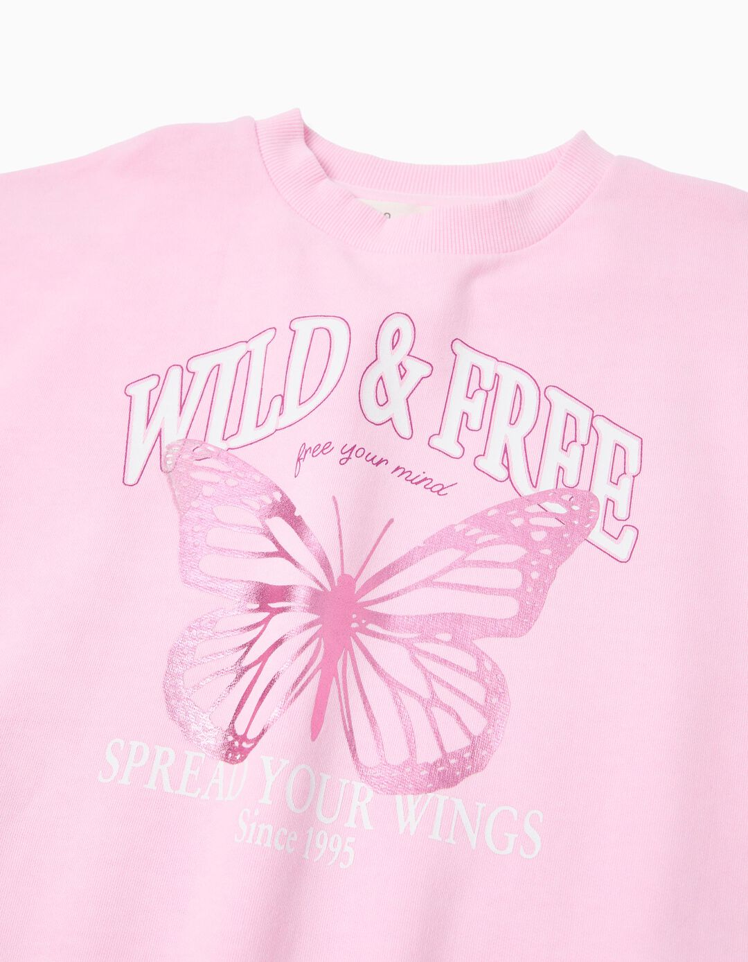 Sweatshirt, Menina, Rosa Claro