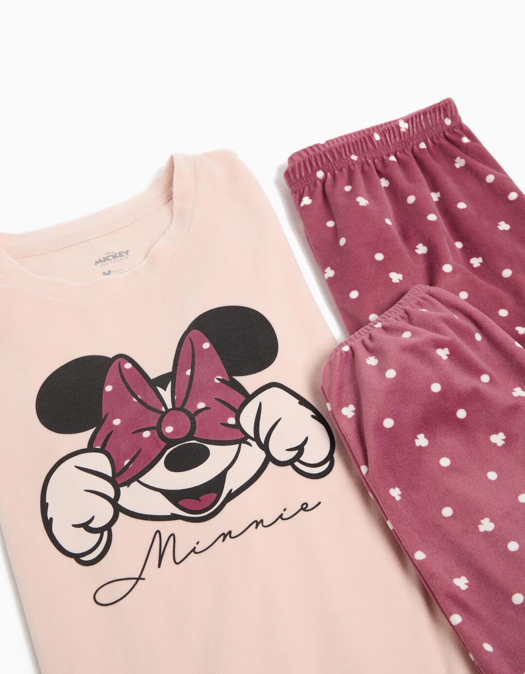 Pijama de Veludo 'Disney', Criança, Rosa Claro