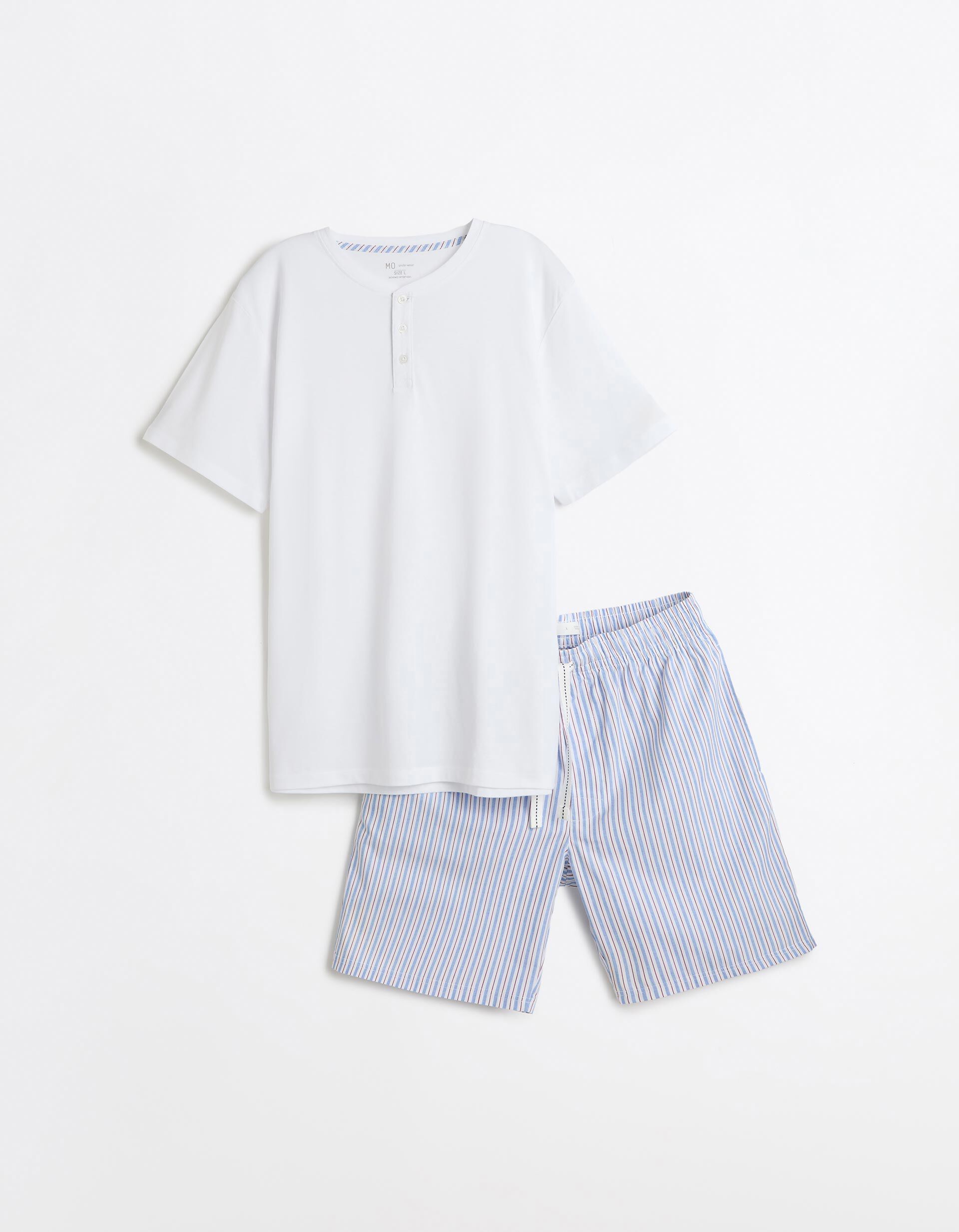 Comprar Online Pijama Jersey, Homem, Branco