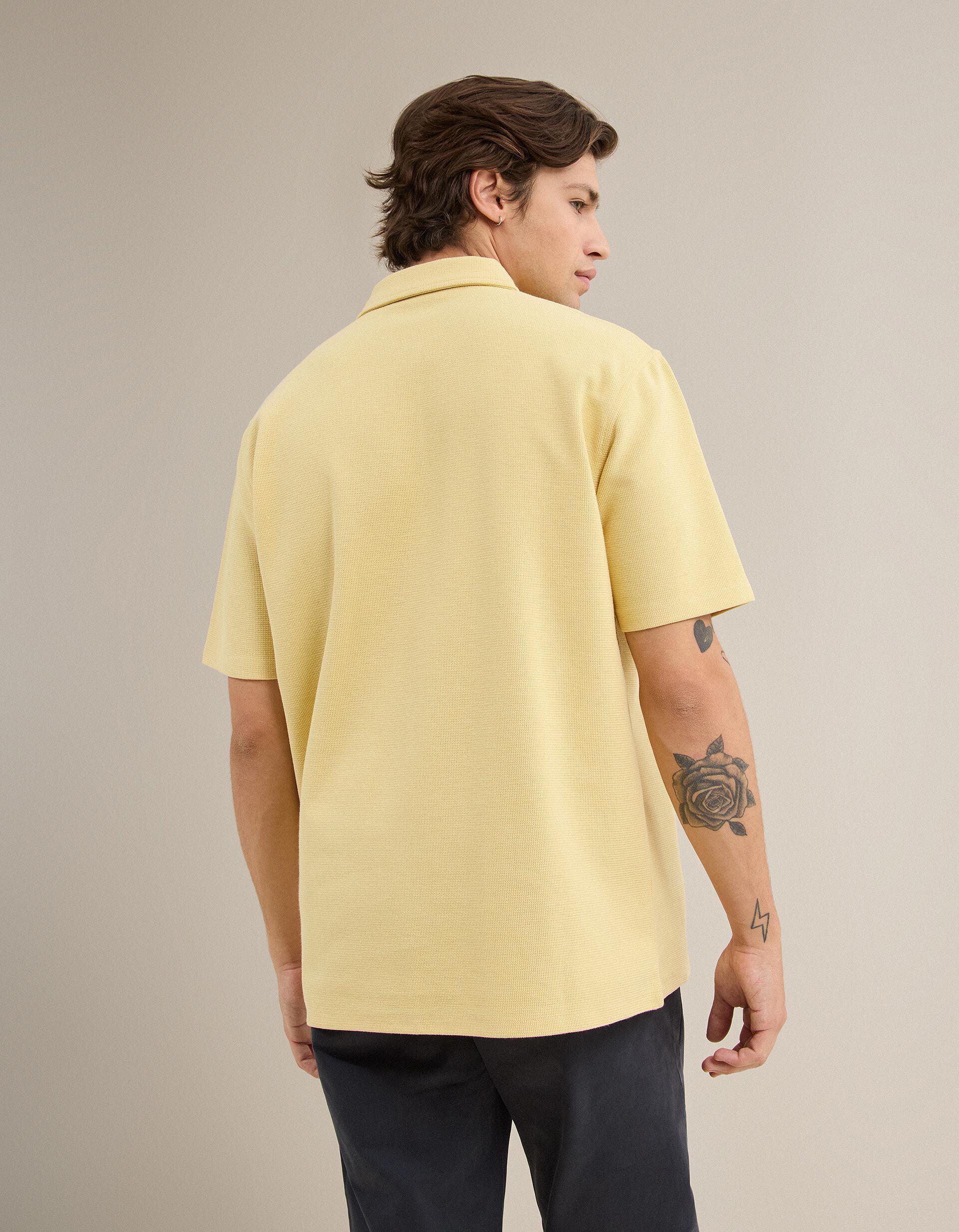 Comprar Online Polo Estruturado, Homem, Amarelo