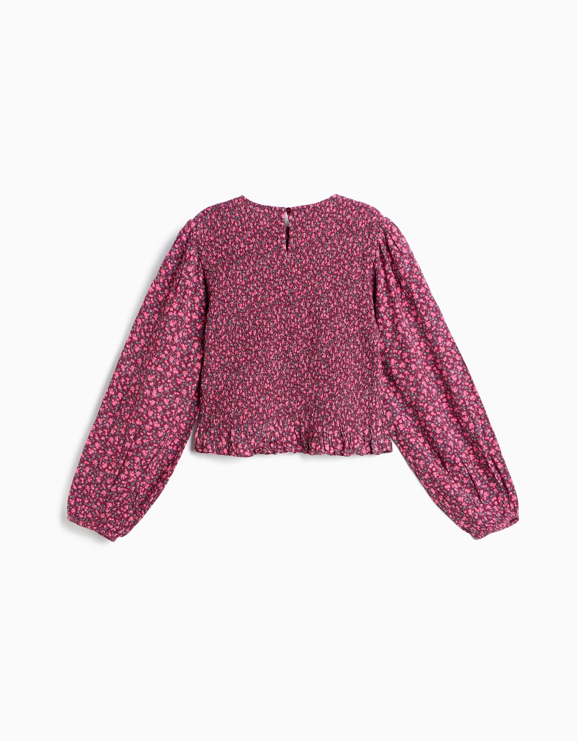 Comprar Online Blusa Smock, Menina, Rosa Escuro