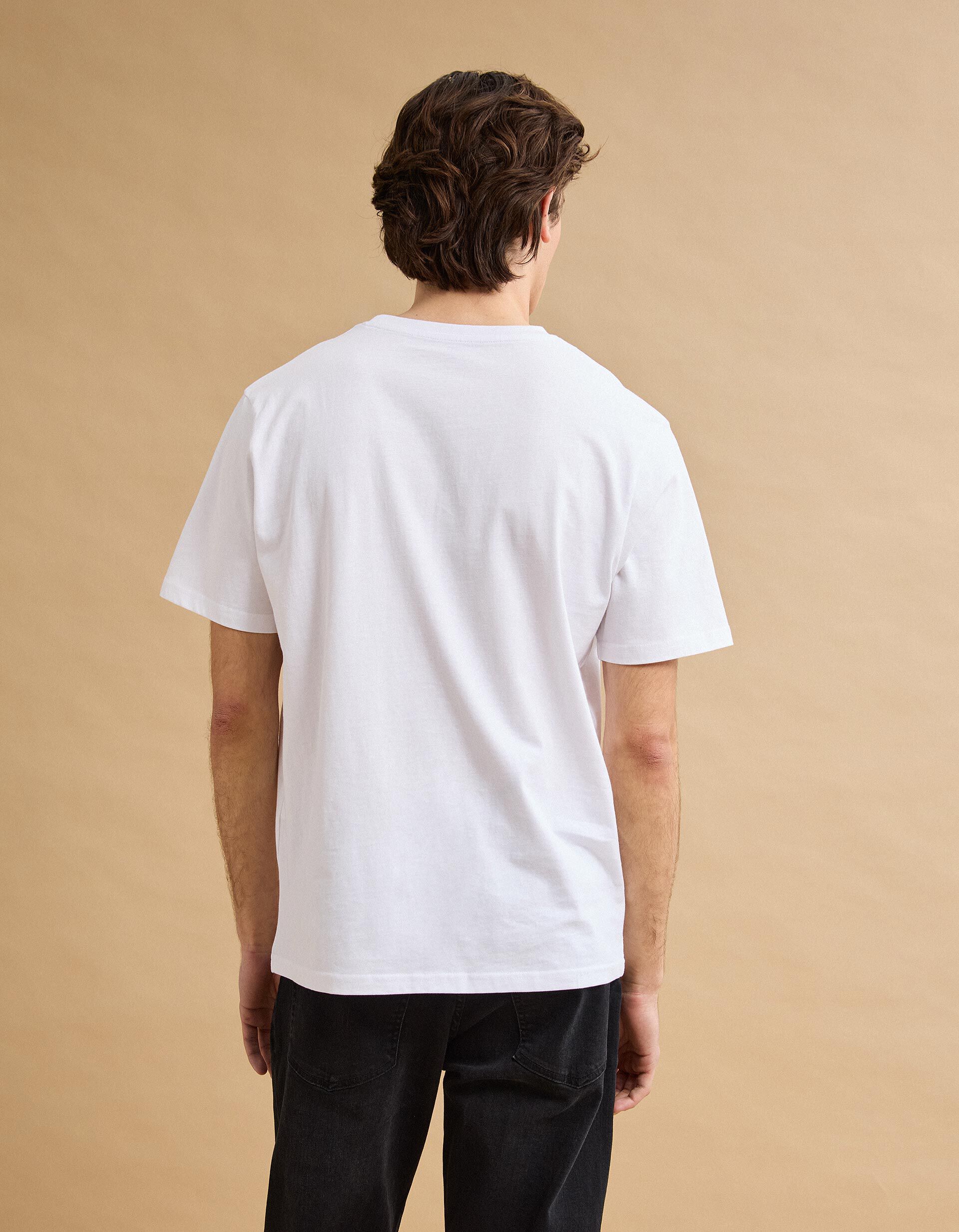 Comprar Online T-shirt Jersey Estampado, Homem, Branco