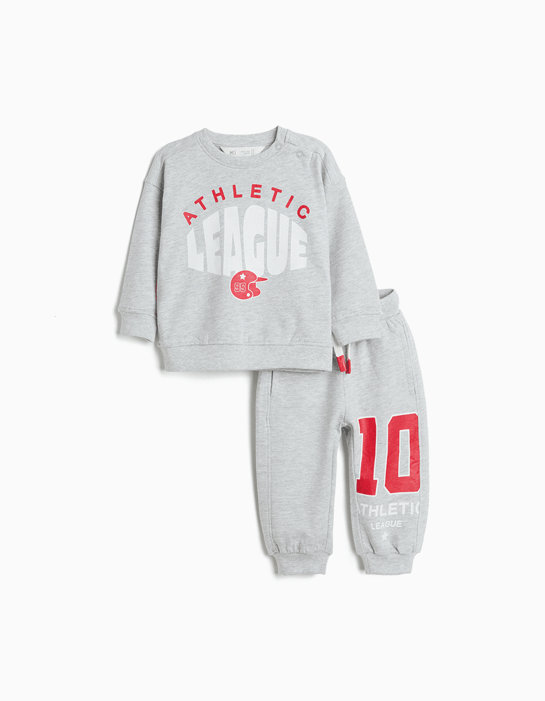 Conjunto de Jogging, Menino, Cinzento Claro