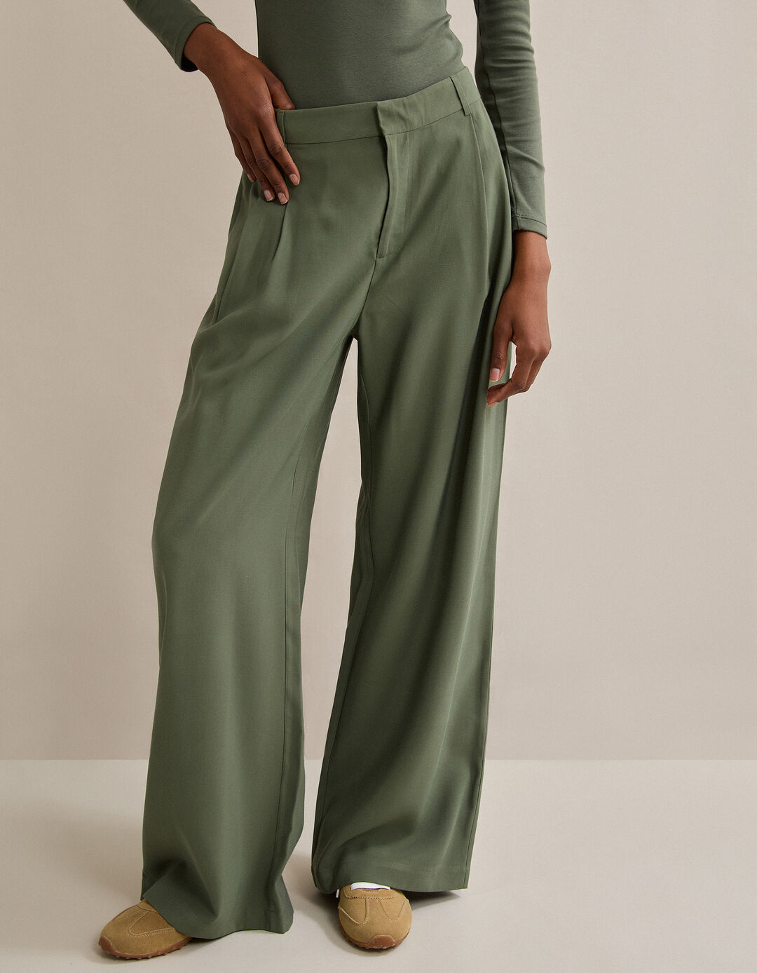 Cal&ccedil;as, Mulher, Verde Escuro