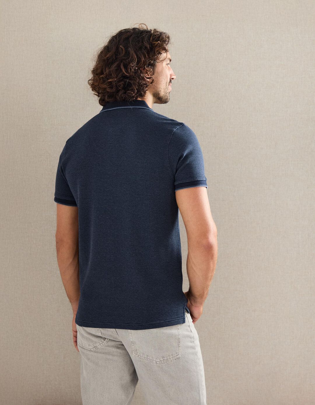 Polo, Homem, Azul Escuro