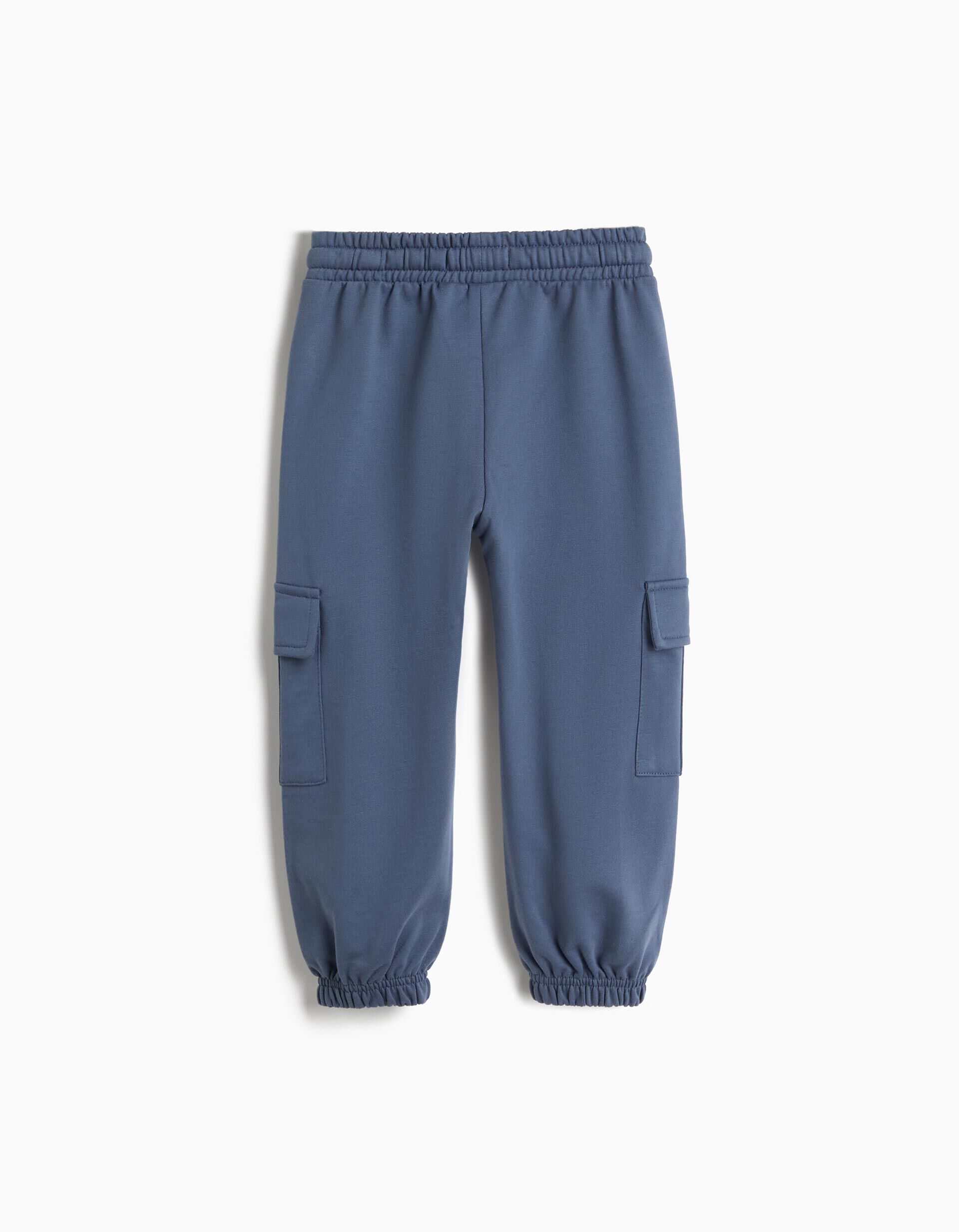 Comprar Online Cal&ccedil;as Jogger De Felpa, Menino, Azul