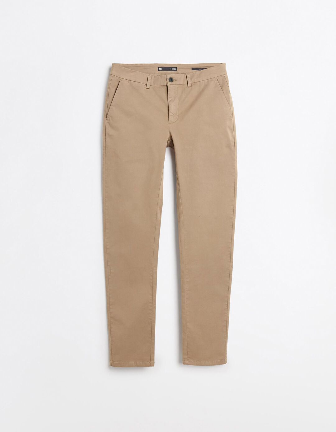 Cal&ccedil;as Chino Slim, Homem, Bege Escuro