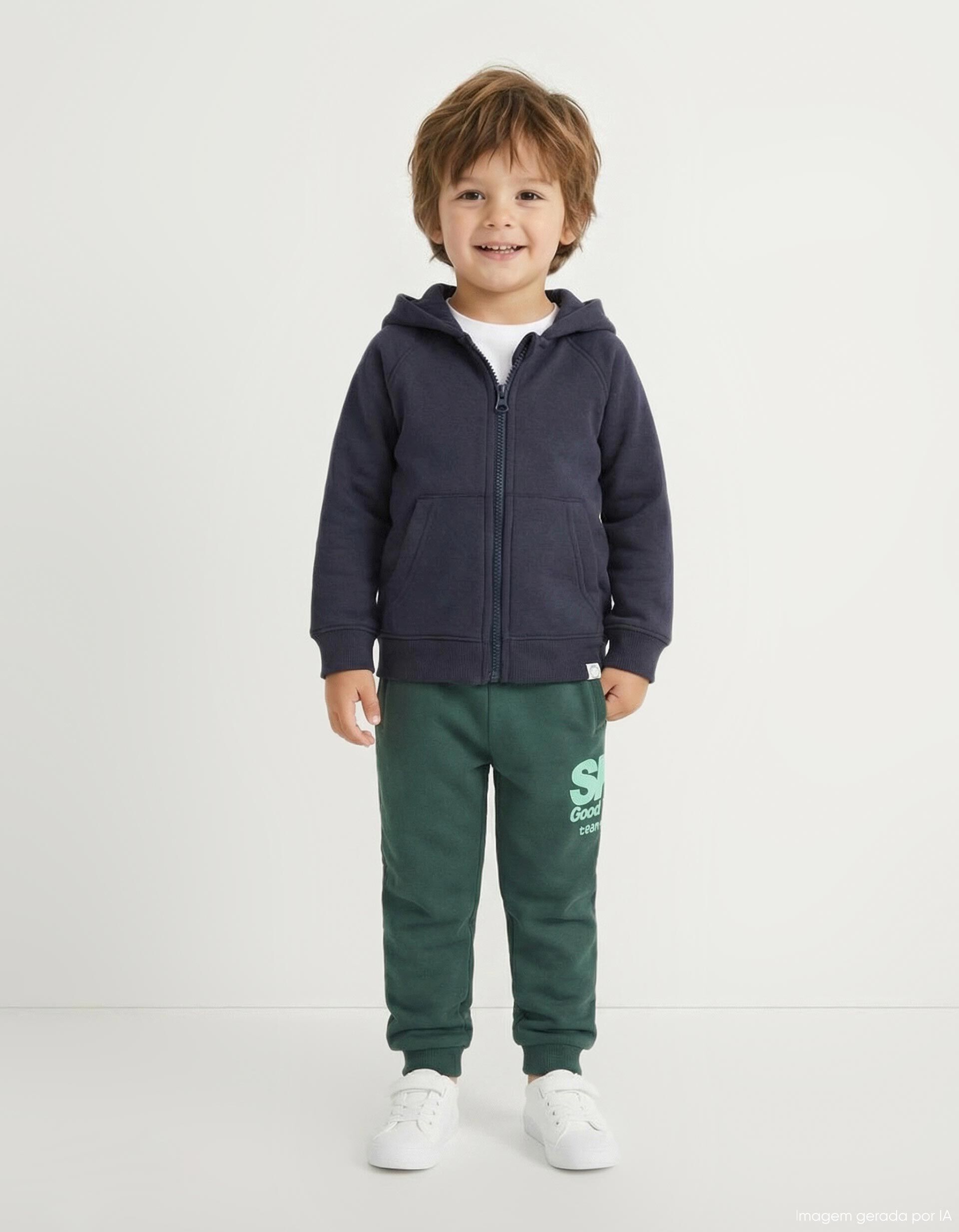 Comprar Online Cal&ccedil;as Jogging, Menino, Verde Escuro