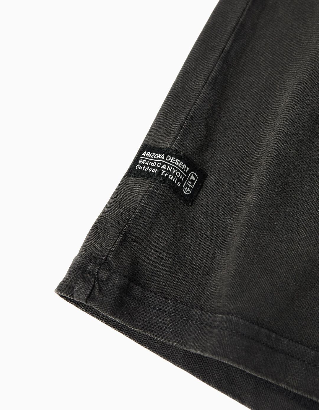 T-shirt Loose, Menino, Preto