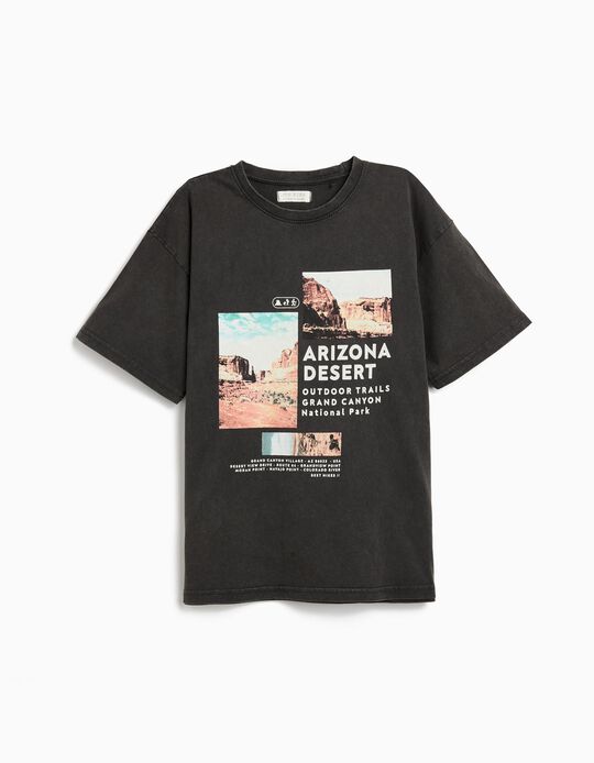 Comprar Online T-shirt Loose, Menino, Preto