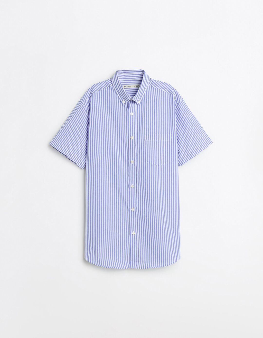 Camisa Manga Curta, Homem, Azul