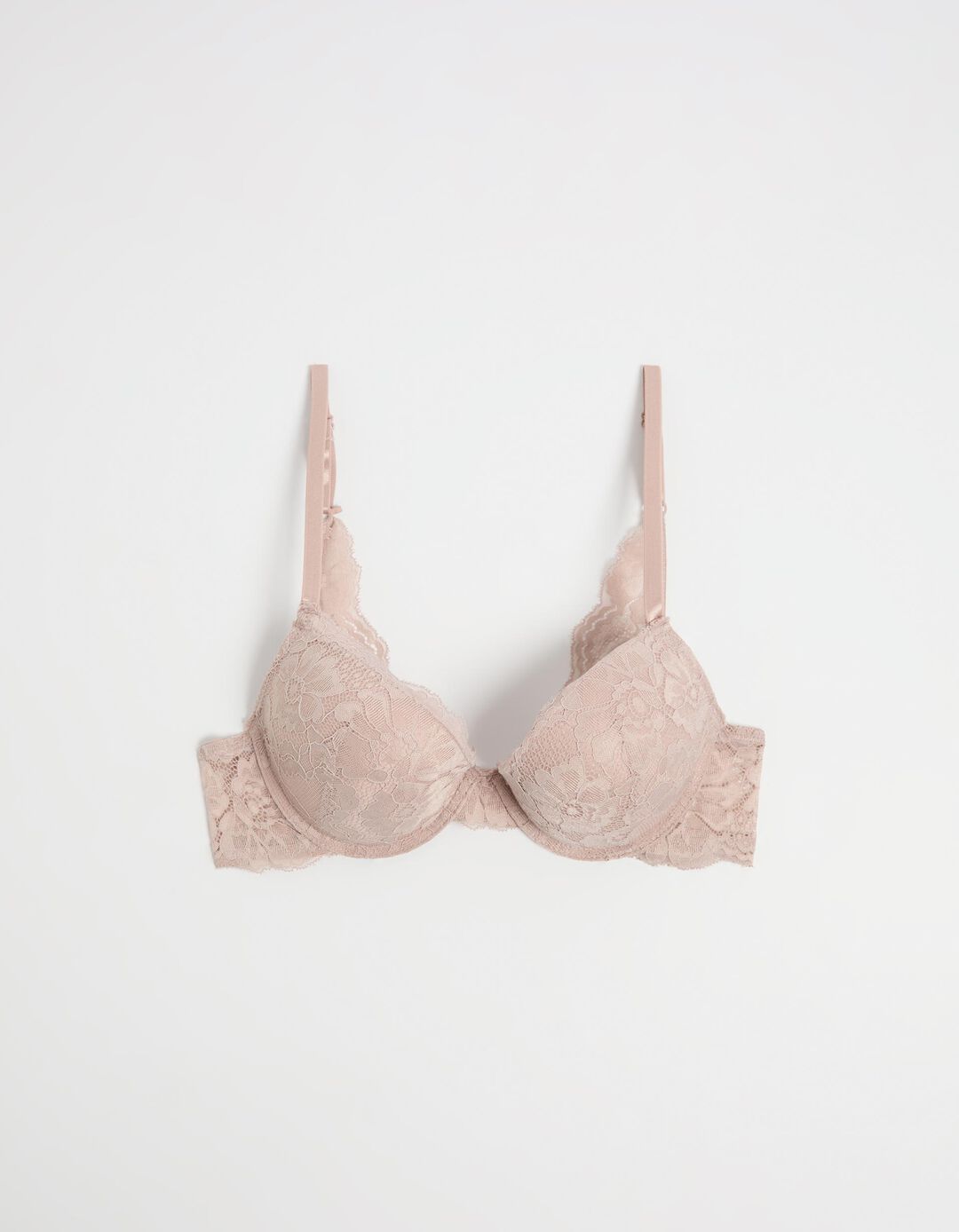 Soutien Push Up Renda, Mulher, Rosa Escuro
