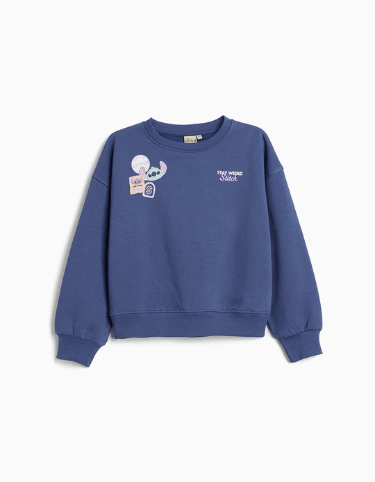 Comprar Online Sweatshirt 'Stitch' &copy;Disney, Menina, Azul
