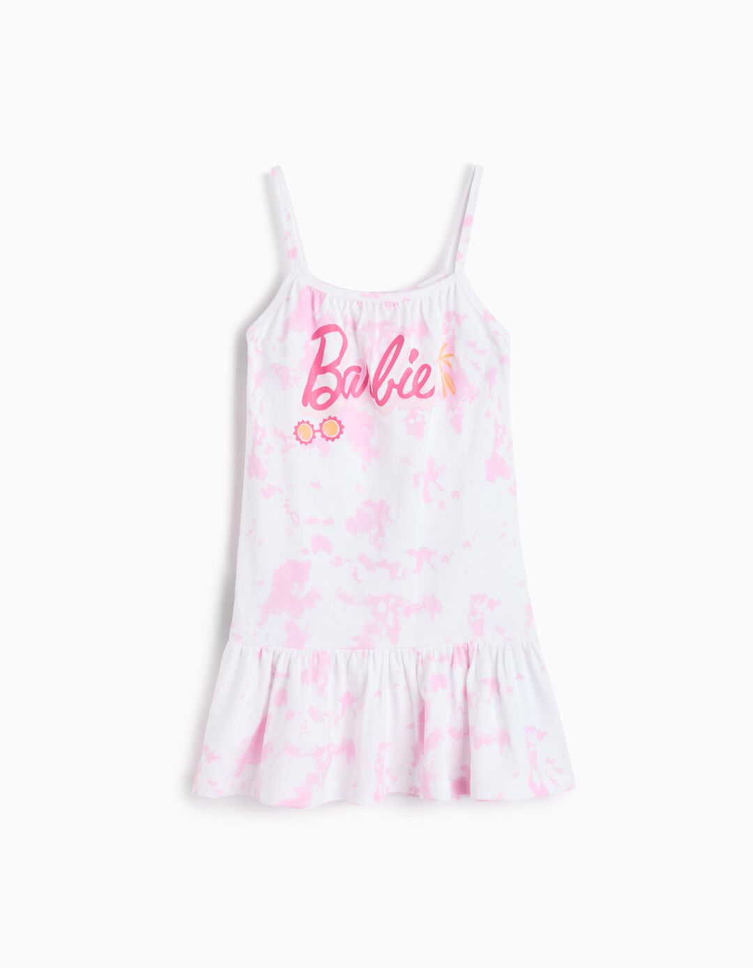 Vestido 'Barbie', Menina, Branco 