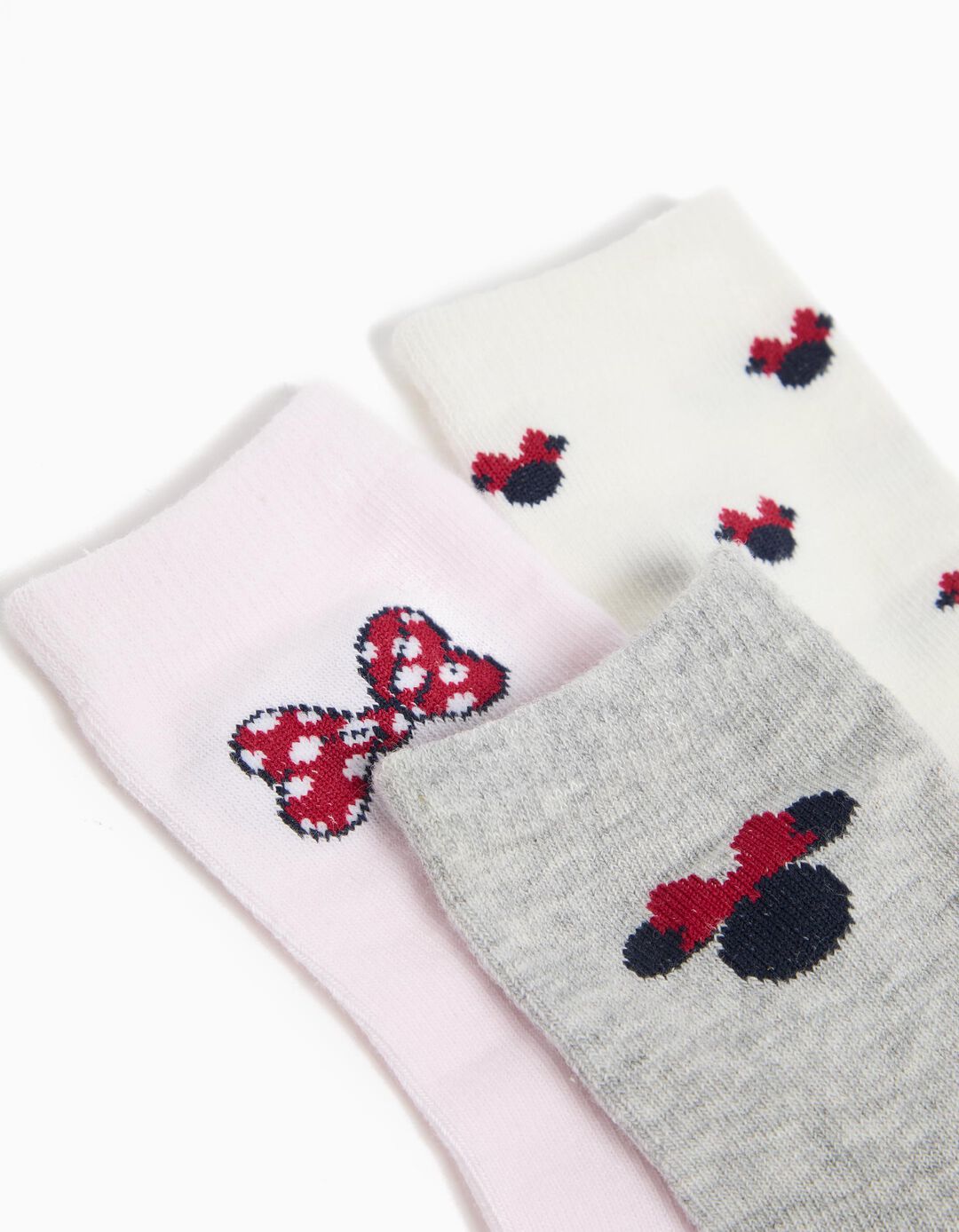 Pack 3 Pares de Meias 'Disney', Menina, Multicor 
