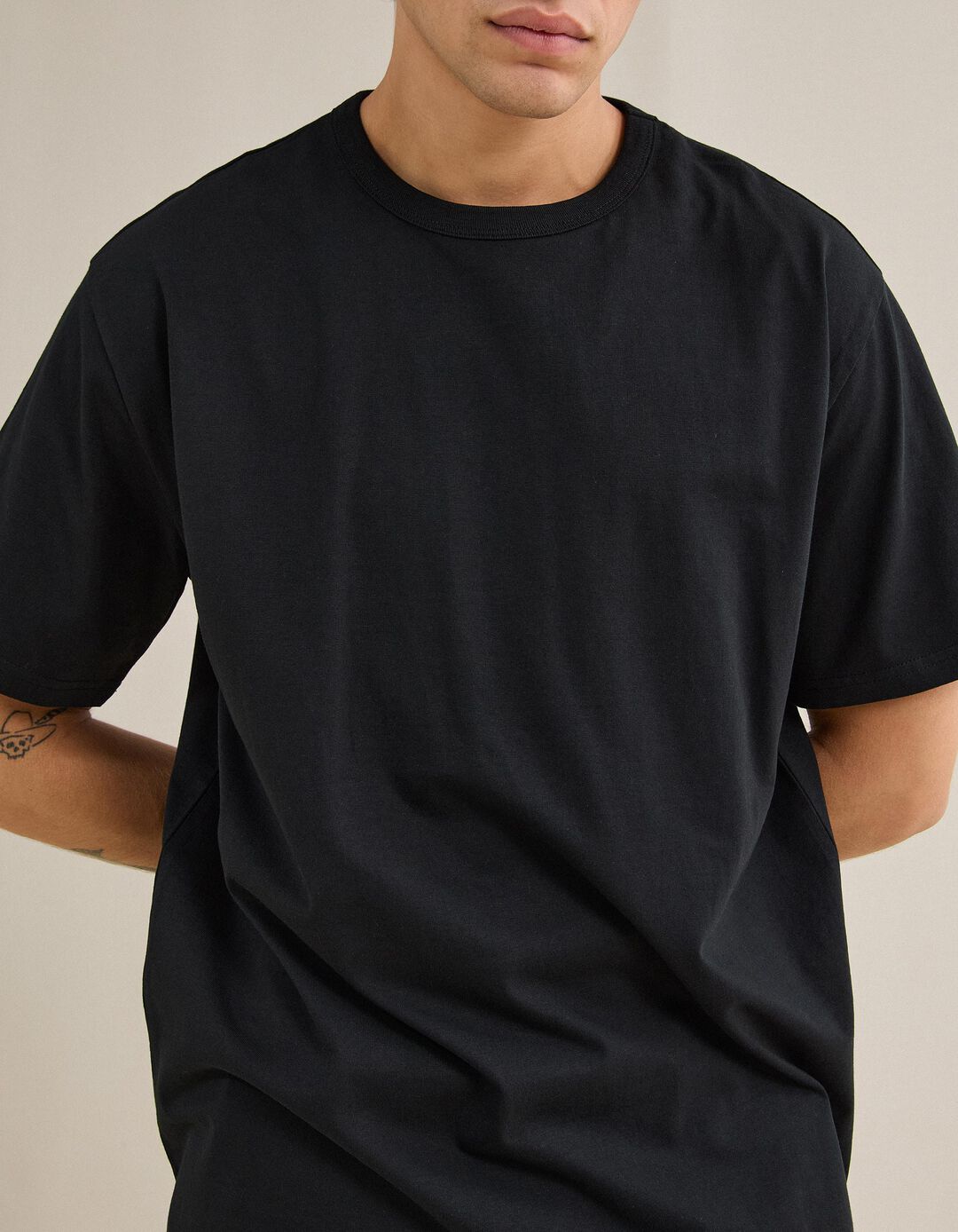 T-shirt Jersey, Homem, Preto