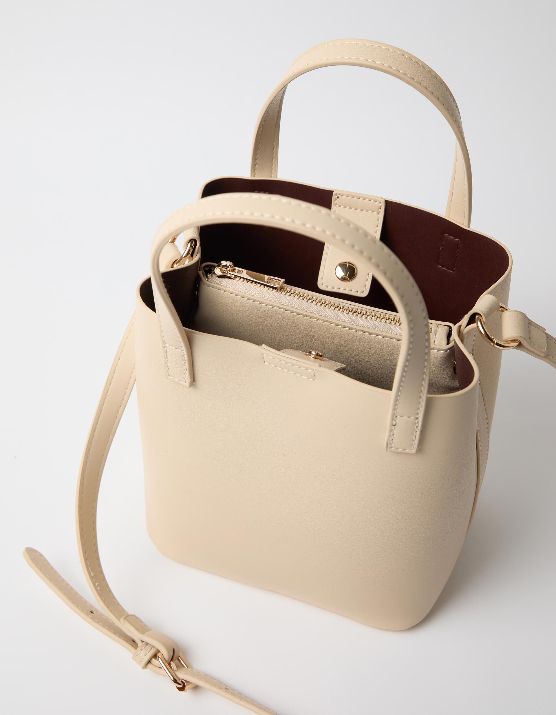 Comprar Online Mala Bucket Mini, Mulher, Bege