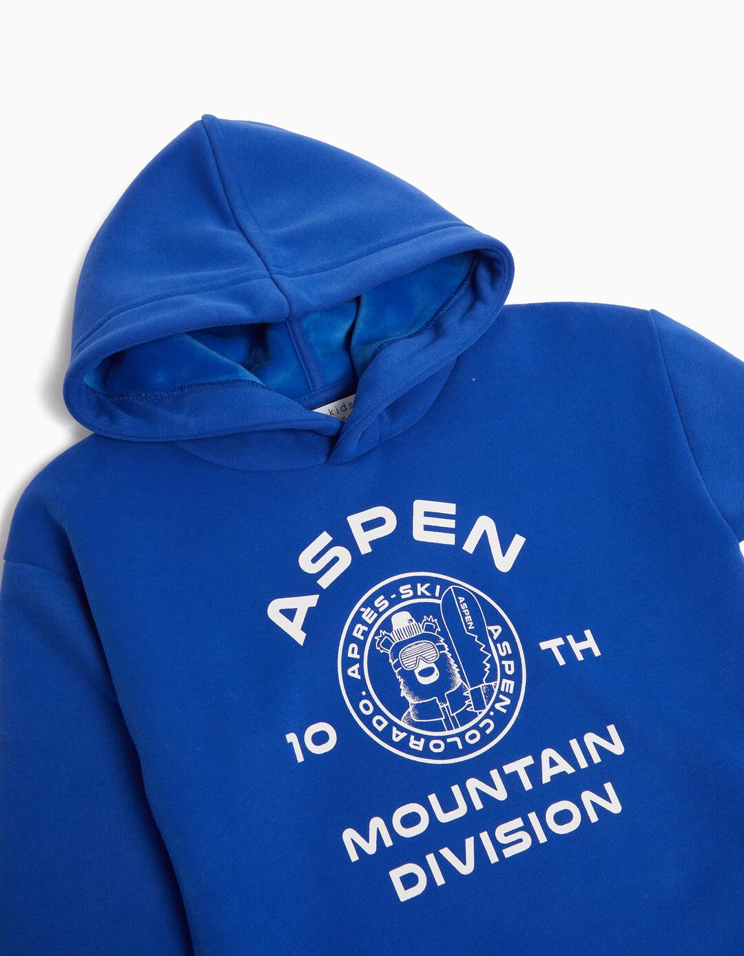 Sweatshirt de Felpa Capuz, Menino, Azul