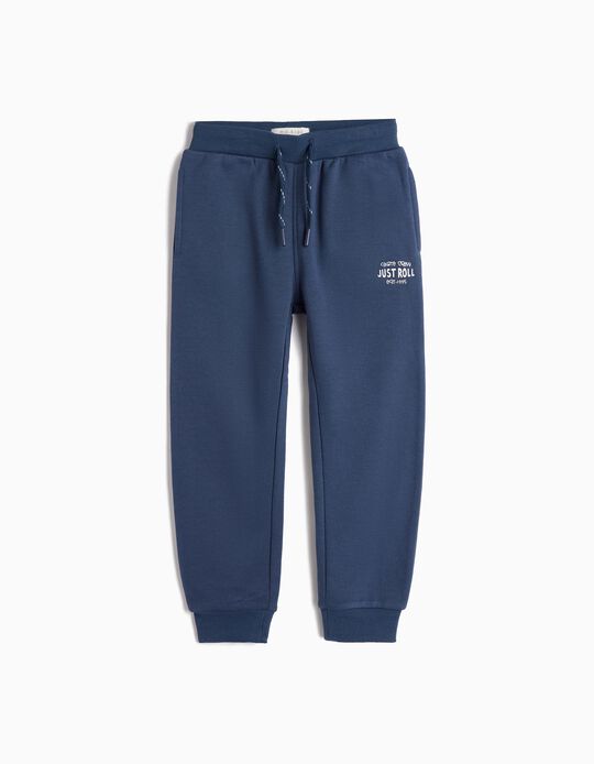 Comprar Online Calças de Felpa, Menino, Azul