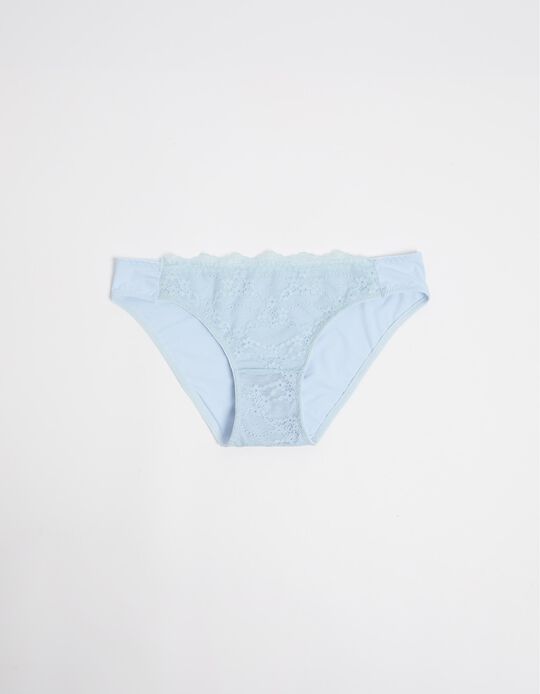 Comprar Online Cuecas Renda, Mulher, Azul Claro