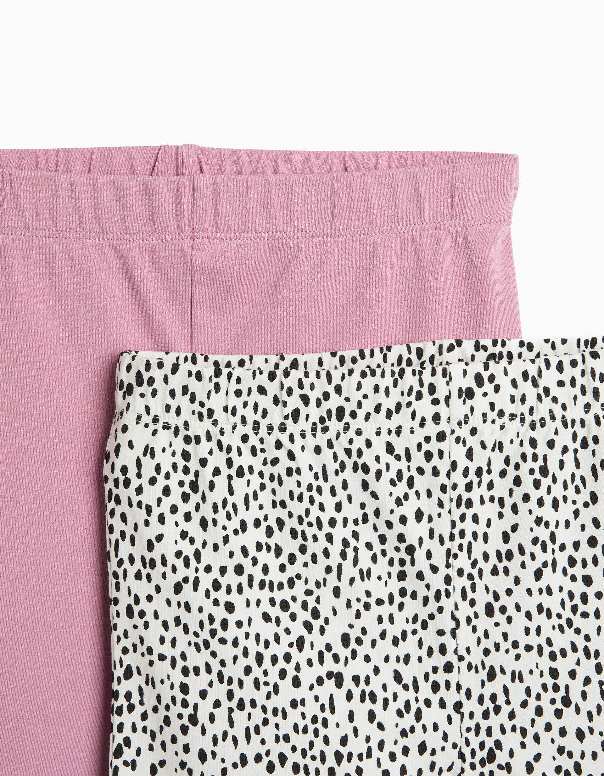 Comprar Online Pack 2 Leggings, Menina, Branco