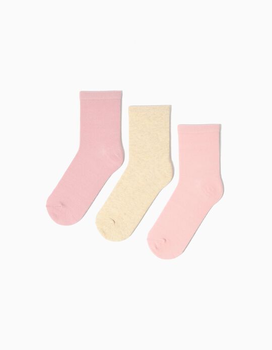 Comprar Online Pack 3 Pares de Meias, Menina, Multicolor