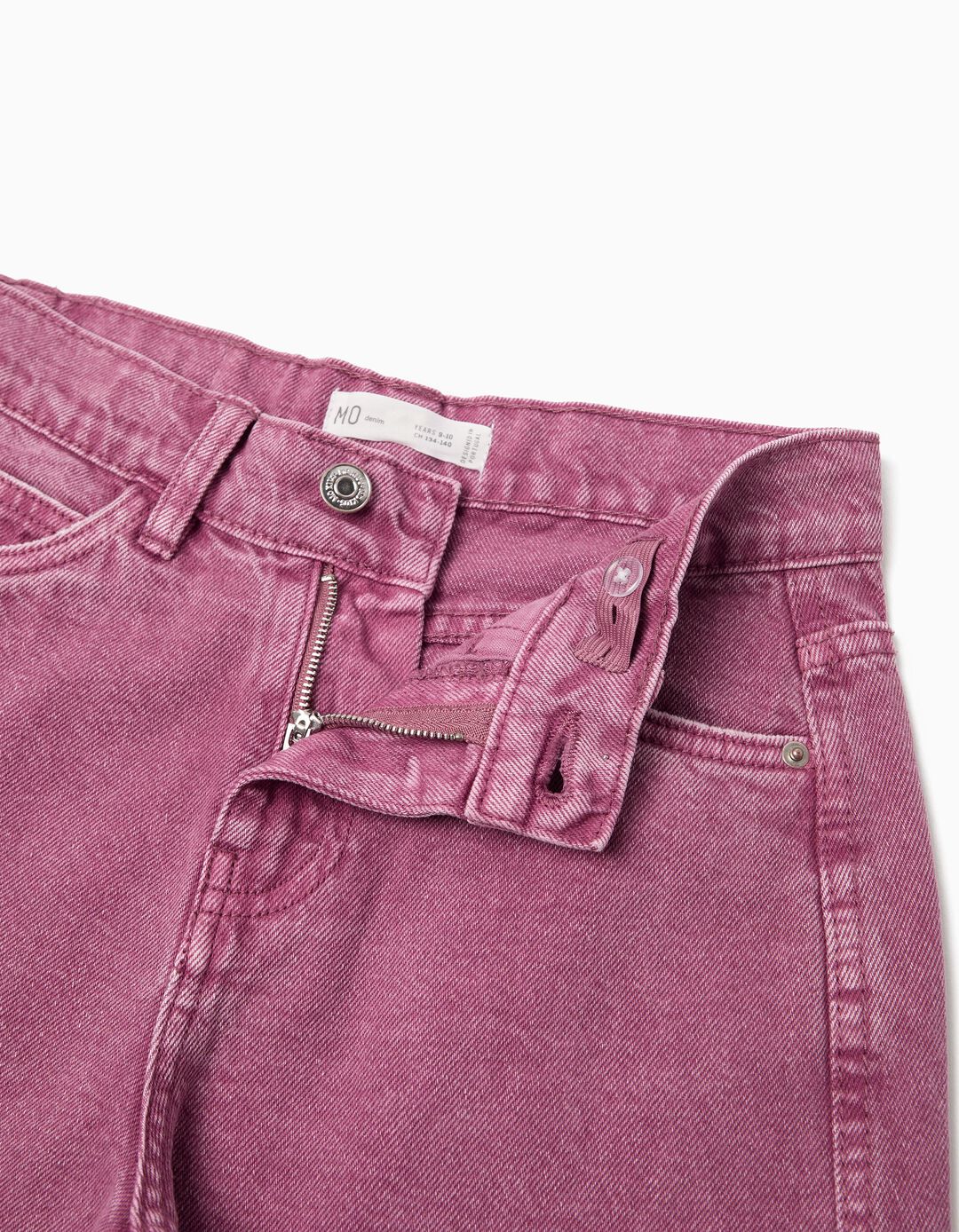 Cal&ccedil;as de Ganga 'Wide Leg', Menina, Rosa Escuro