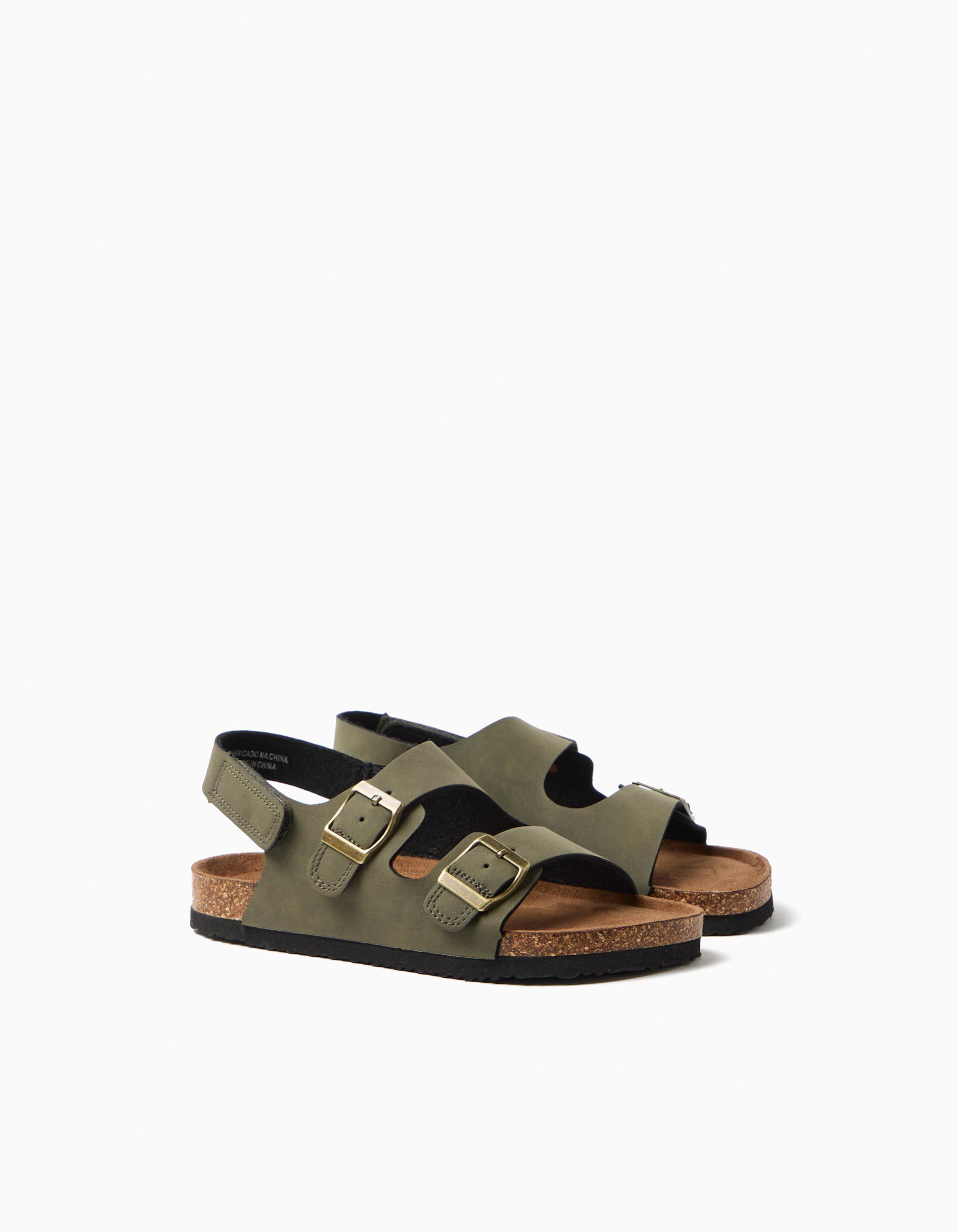 Comprar Online Sand&aacute;lias, Crian&ccedil;a, Verde Escuro