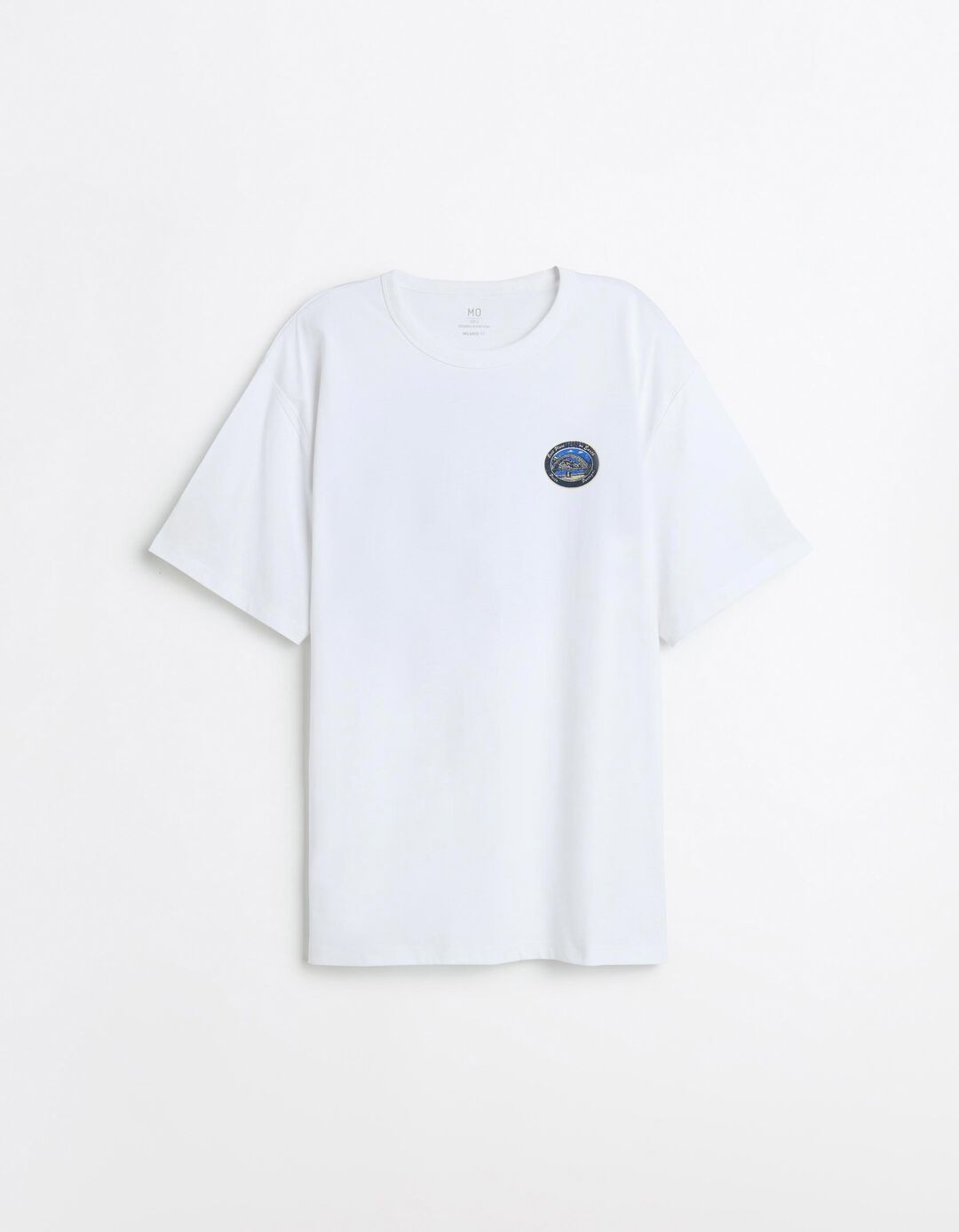 T-shirt Jersey Estampada, Homem, Branco