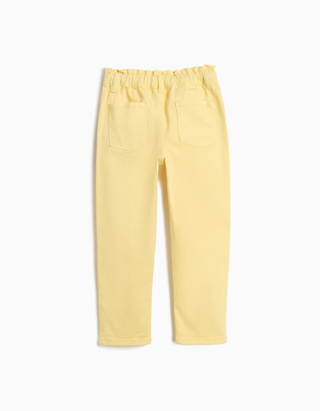 Cal&ccedil;as de Ganga Paperbag, Menina, Amarelo Claro