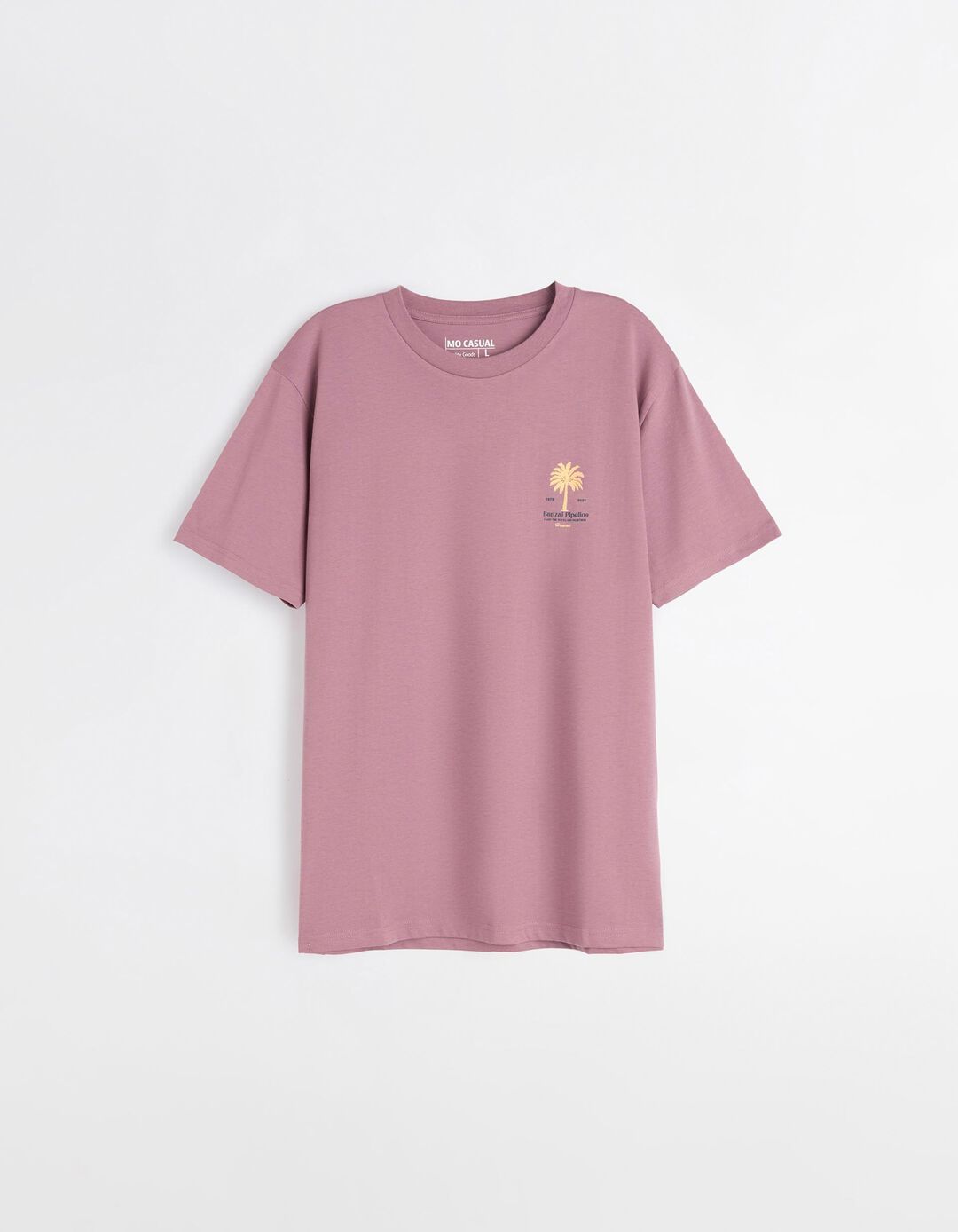 T-shirt Jersey, Homem, Rosa Escuro