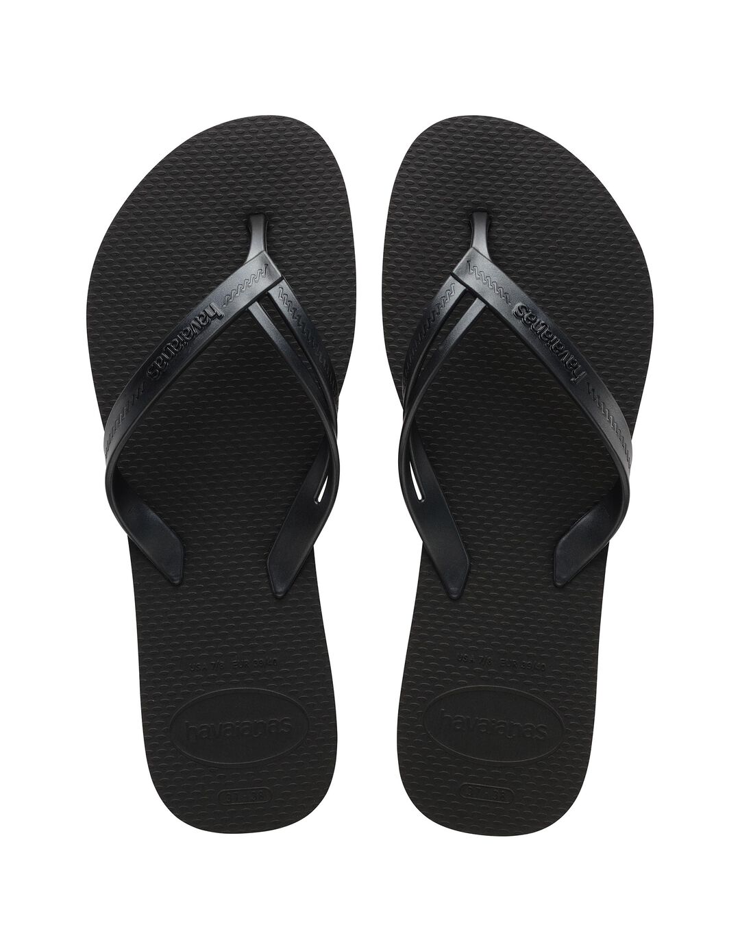 Chinelos Havaianas, Mulher, Preto