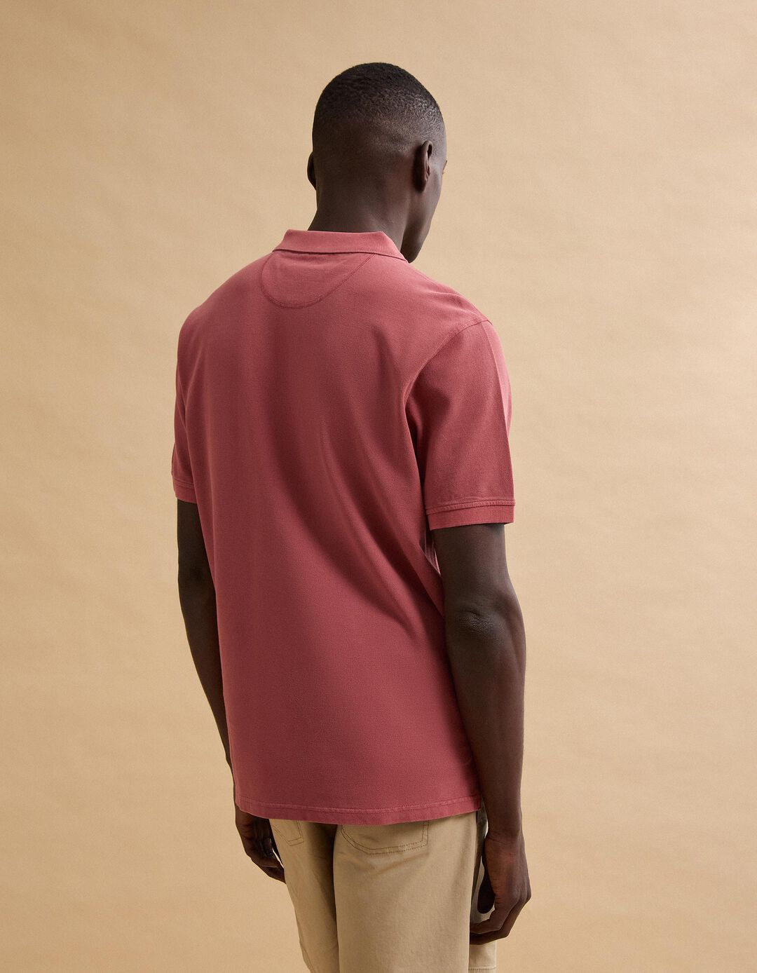 Polo Piquet, Homem, Rosa