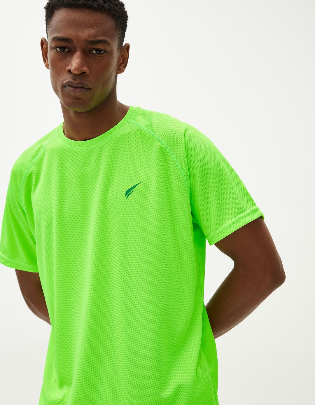 T-shirt de Desporto, Homem, Verde Claro