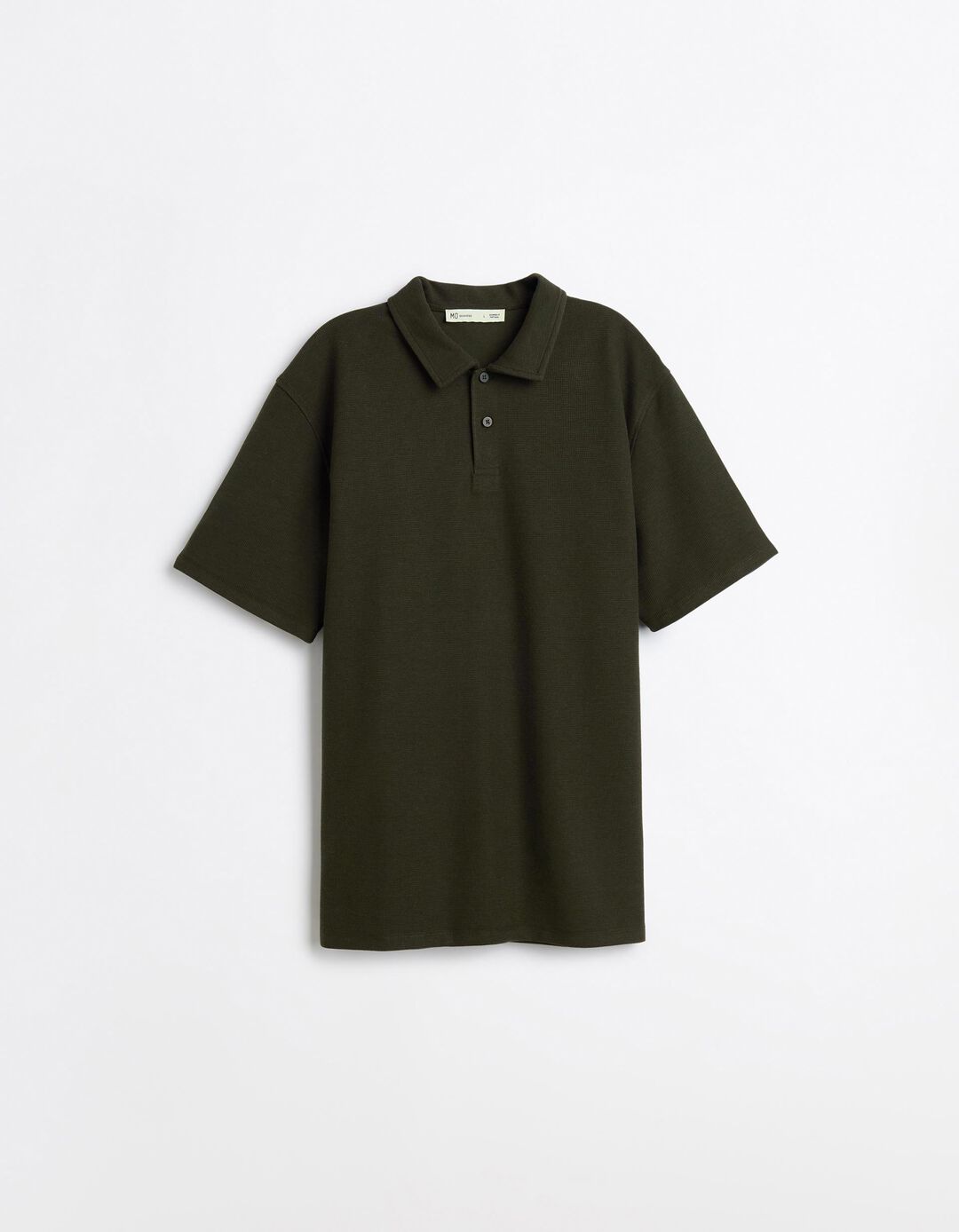 Polo Estruturado, Homem, Verde Escuro