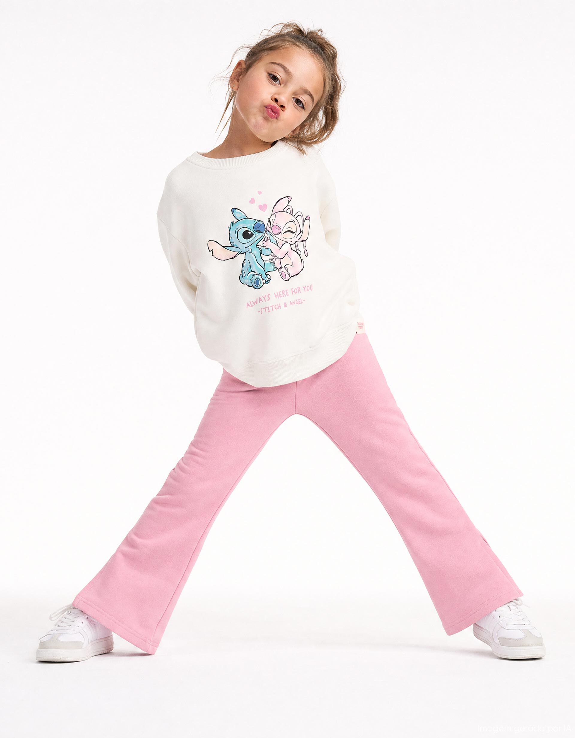 Comprar Online Conjunto 'Stitch' &copy;Disney, Menina, Branco