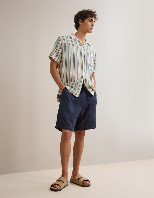Comprar Online Cal&ccedil;&otilde;es, Homem, Azul Escuro