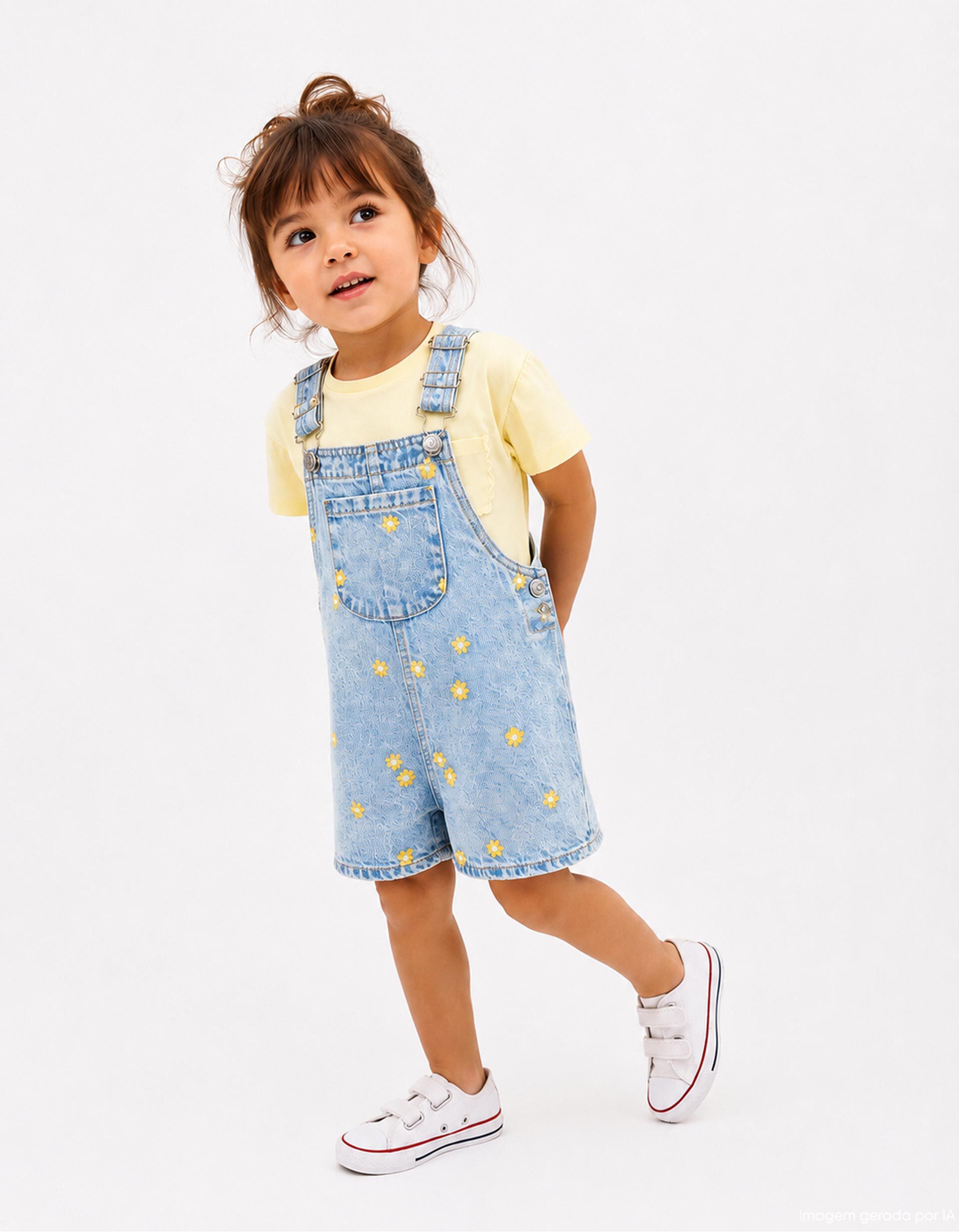 Comprar Online Jardineiras Cal&ccedil;&atilde;o, Menina, Azul Claro