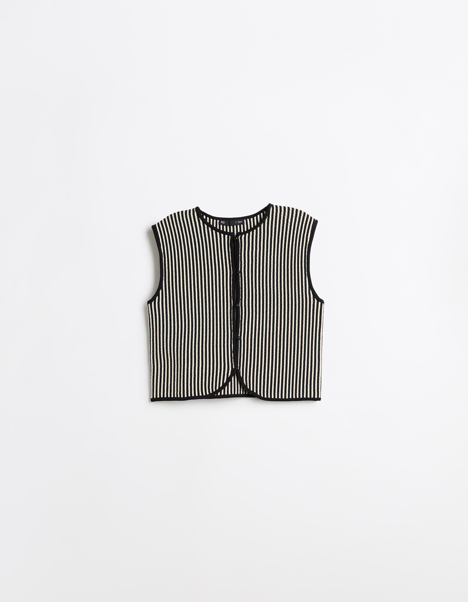 Comprar Online Colete Tricotado, Mulher, Bege Claro